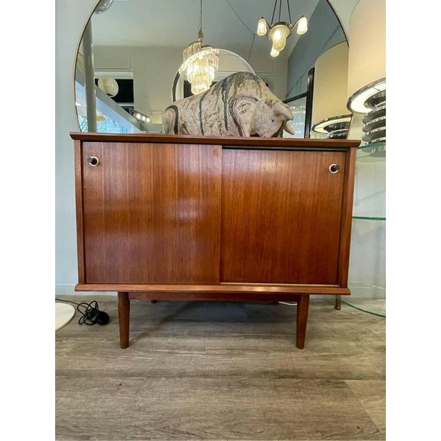 Cabinet with Sliding Doors, 1950s For Sale - Image 12 of 14