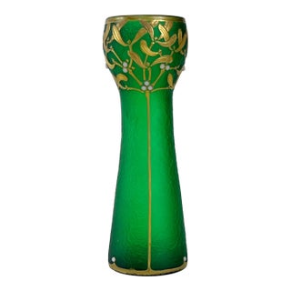 Early Antique Art Nouveau Mont Joye Vase by François-Théodore Legras For Sale