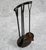 Metal Mid Century Modern Fireplace Tool Modernist Cast Iron Black MCM Vintage Wood For Sale - Image 7 of 9