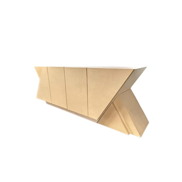 Postmodern 1980s Postmodern Geometric Buffet/Sideboard For Sale - Image 3 of 6