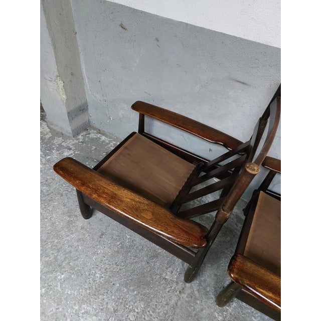Set of Brutalist Lounge Chairs, 1960s For Sale - Image 14 of 18