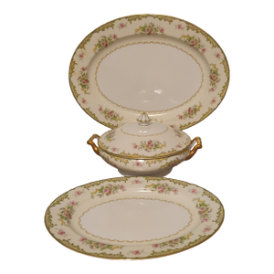 1960s Noritake N595 Pattern Serving Set- 3 Pieces