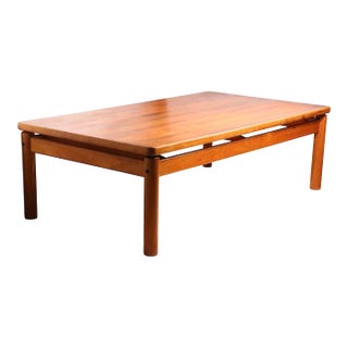 Mid Century Danish Modern Teak Coffee Table by Trioch 1978 For Sale