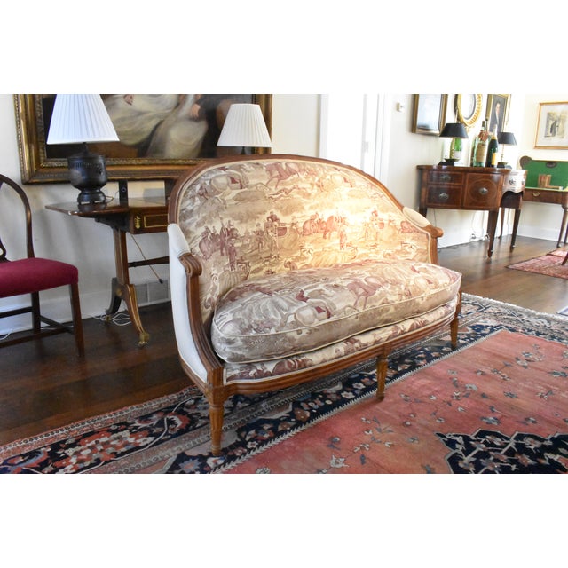 18th Century Louis XVI Settee or Canape For Sale In Minneapolis - Image 6 of 10