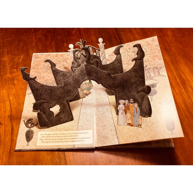 Contemporary “ the Dwindling Party “by Edward Gorey a Classic Tale of a Family Created as an Interactive Journey With Spinners Tabs to Pull Surprises Throughout For Sale - Image 3 of 11