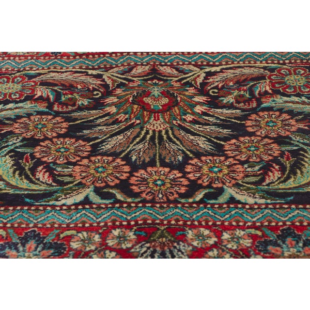 Textile Vintage Chinese Silk Tabriz Rug, 11'11 X 18'02 For Sale - Image 7 of 11