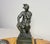 Antique French Solid Siena Marble Bronze Lorenzo De Medicis Statue Desk Inkwell For Sale - Image 4 of 18