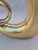 Vintage Solid Brass Swirl Lamp For Sale - Image 4 of 11