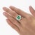 A magnificent natural emerald and diamond ring in 18k white and yellow gold. Set with a 2.55 carat Colombian emerald...