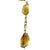 Late 20th Century 14 Karat Yellow Gold Citrine Bead Lariat Necklace For Sale - Image 4 of 8