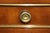 Brown 1960's Pair French Empire Style 2 Drawer Brass Mount Nightstands For Sale - Image 8 of 15