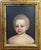 Antique 18th Century English George III Primitive Folk Art Oil Painting - Portrait of a Young Boy in Gilt Wood Frame Circa 1790 For Sale - Image 9 of 12