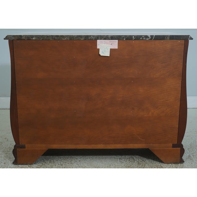 Henkel Harris Marble Top Kettle Base Mahogany Chest For Sale - Image 16 of 18