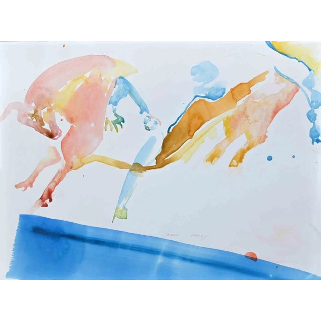 Anastasia Kurakina, Vol en Beauf, Watercolor, 2018 For Sale - Image 3 of 3