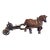 Antique Cast Iron Horse Drawn Carriage Driver Cart Early 1900s Wagon Toy Display For Sale