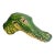 Vintage Paper Mache Alligator Head Sculpture For Sale