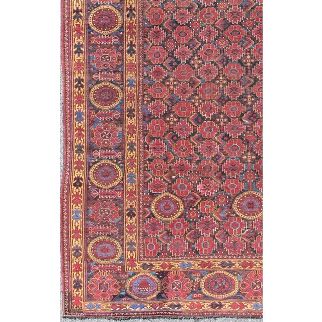 Islamic 19th Century Antique Beshir Long Gallery Rug in Colors For Sale - Image 3 of 13