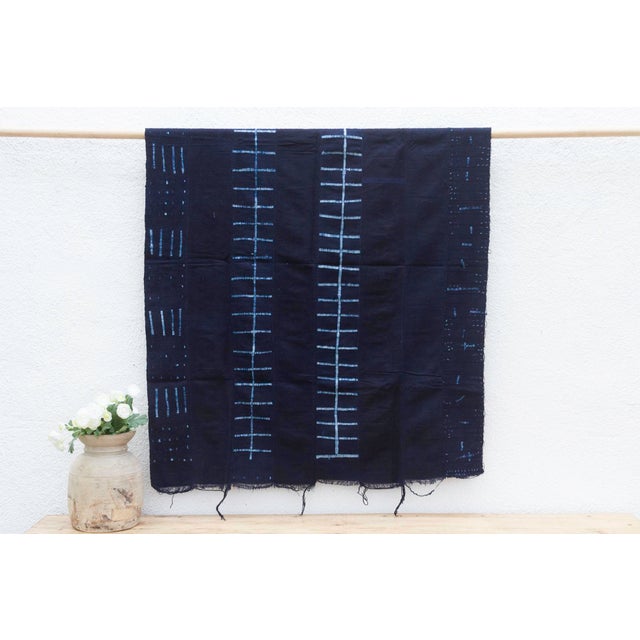 This exceptional Malian mudcloth, or bogolanfini, offer a rare glimpse into West African textile traditions. Handwoven and...