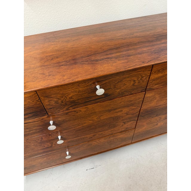 1970’s George Nelson Rosewood Thin Edge Long Dresser For Sale - Image 15 of 18