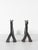 Mid-Century Modern Vintage Wrought Iron Andirons, 1960s, Set of 2 For Sale - Image 3 of 7
