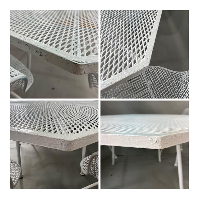 Mid Century Russell Woodard "Sculptura" 5 Piece Patio Set For Sale - Image 12 of 12