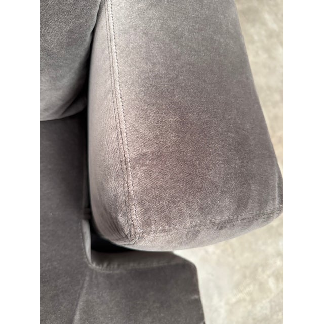 Lee Industries 101" Sofa in Performance Velvet For Sale - Image 6 of 12