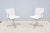 Mid-Century Modern Style Icf Office Una Aluminum & Mesh Swivel Armchairs, a Pair For Sale - Image 13 of 13