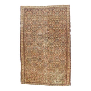 Antique Persian Farahan Rug 3'9" X 5’10” For Sale