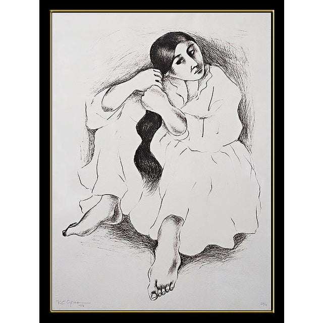 Message us to inquire about custom framing options! (Included for free with every purchase) R.C. Gorman Large Lithograph,...