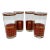 Vintage Culver Tartan Tumbler Glasses - Set of 4 For Sale