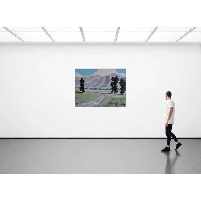 2020s Modern Impressionist Landscape (Large Oil Painting) For Sale - Image 5 of 12