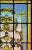 Traditional Stained Glass Panel - Antique Stained, Textured and Etched Glass For Sale - Image 3 of 6