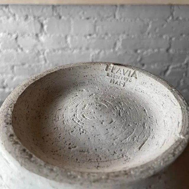 1960s Italian Earthenware Ceramic Vase by Flavia Montelupo For Sale - Image 12 of 12