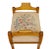 Traditional Antique Swedish Birch Empire Stool, 1850 For Sale - Image 3 of 9