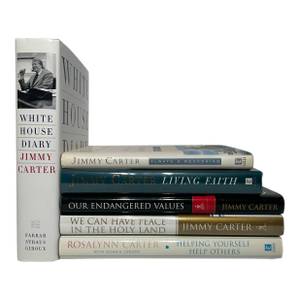 20th to 21st Century Collection of Signed First Edition Books, President Jimmy and First Lady Rosalynn Carter - 9 Pieces