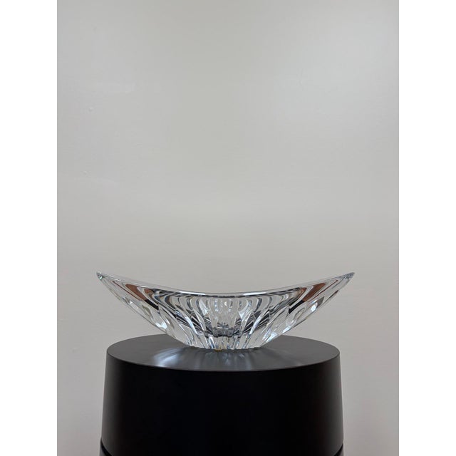 Modern Large Vintage Baccarat Cut Crystal Centerpiece Bowl For Sale - Image 3 of 16