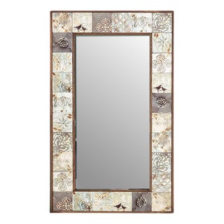 Rupert Handcrafted Wood Framed Wall Mirror For Sale