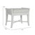 Coastal Small Malacca Bench - Pool Blue For Sale - Image 3 of 8