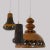 Brown Glazed Ceramic Pendant Light, Germany, 1970s For Sale - Image 10 of 13