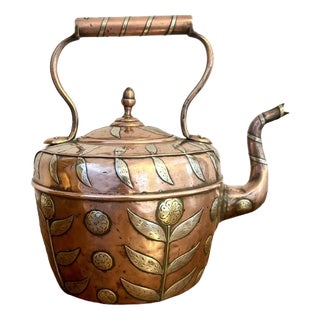 Antique Dutch Copper Kettle, 1800 For Sale
