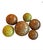 1990s 1990s Hand Painted Glazed Splash Ceramic Spheres - Set of 6 Assorted Sizes For Sale - Image 5 of 5