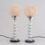 British Modern Art Deco Table Lamps with Frosted Glass Star Shades, 1930, Set of 2 For Sale - Image 12 of 12