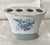 Shabby Chic Vintage Laura Ashley "Sophia" Porcelain Toothbrush Holder With Blue Roses For Sale - Image 3 of 11