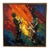 "Jazz Players" Colorful Oil on Canvas For Sale