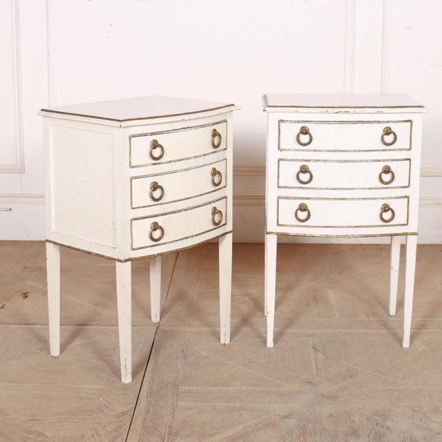 Wood French Bedside Chests, 1920s, Set of 2 For Sale - Image 7 of 7