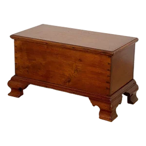 Provincial Small Chippendale Chest on Bracket Feet, American, 18th or 19th Century