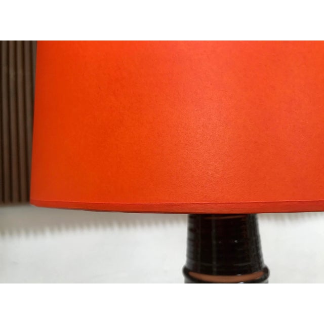 1960s Large Glazed Ceramic Table Lamp by Bjørn Wiinblad for Rosenthal, 1960s For Sale - Image 5 of 18