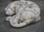 Italian Volterra Alabaster Sleeping Hound Sculpture – Bardiglio Grey, 20th C. For Sale - Image 12 of 14