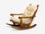 Collden, Swedish Modern, Large Rocking Chair, Pine, Fabric, Sweden, 1970s For Sale In New York - Image 6 of 14