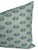 Traditional Rajmata Floral Pillow Cover in Blue/Blue, 12x20 Pillow For Sale - Image 3 of 4